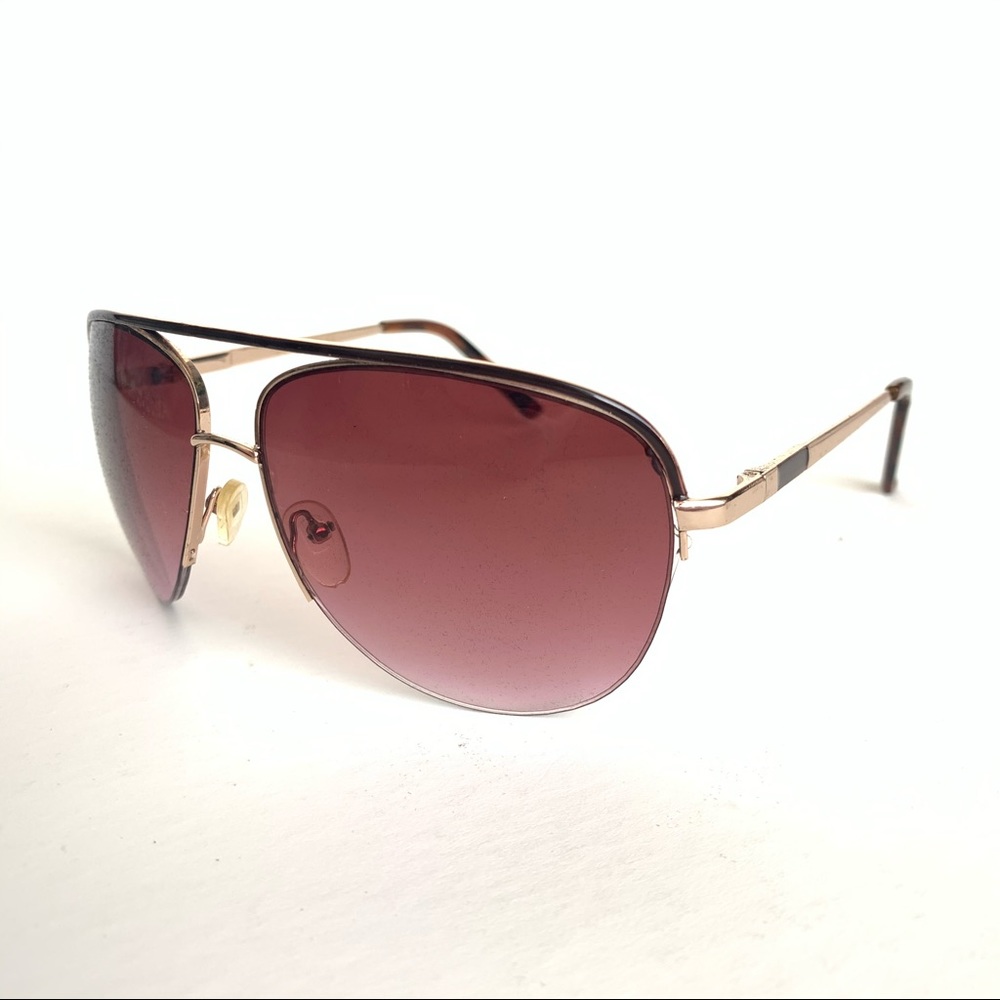 Steve Madden Tortoise Shell Aviator Sunglasses